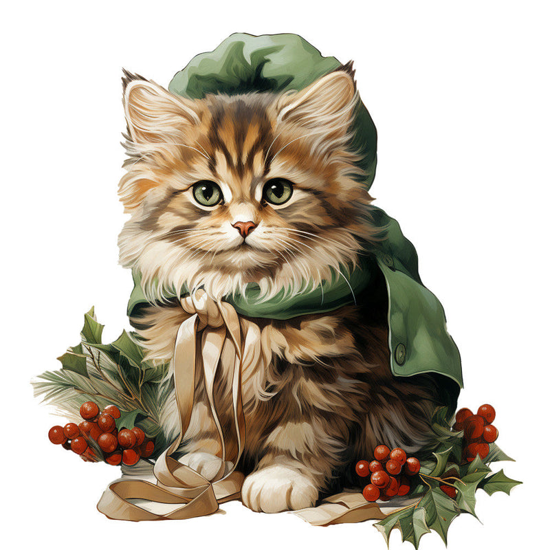 Elegant Christmas Fabric Panel 46