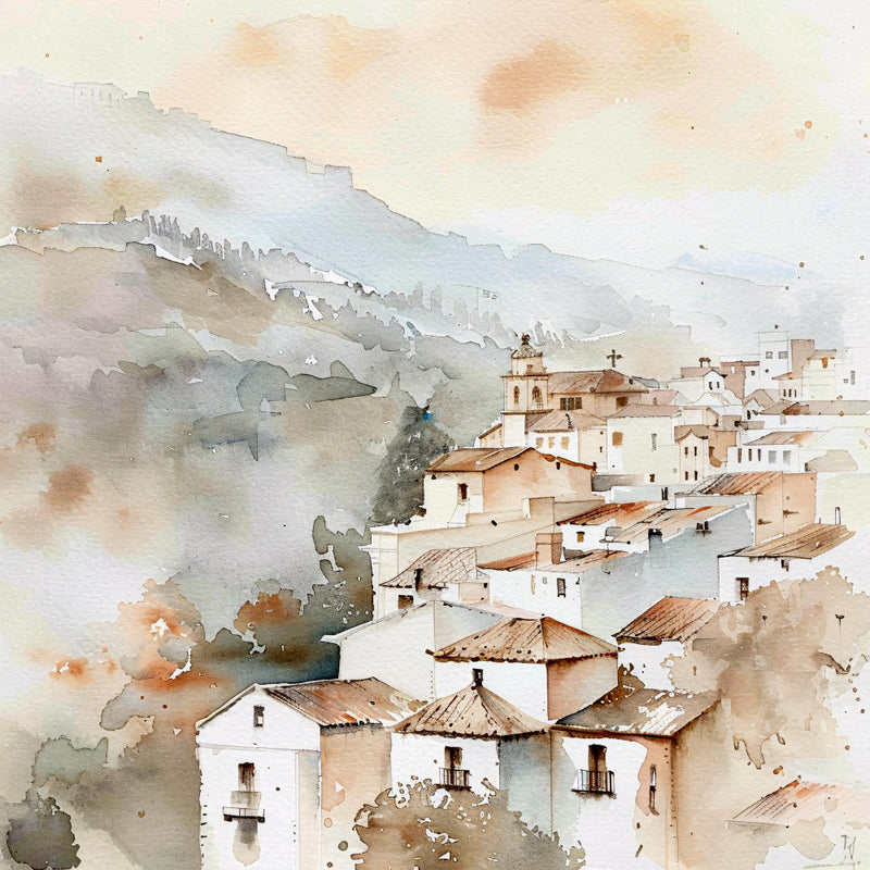 Spain Travel Art Fabric Panel 13