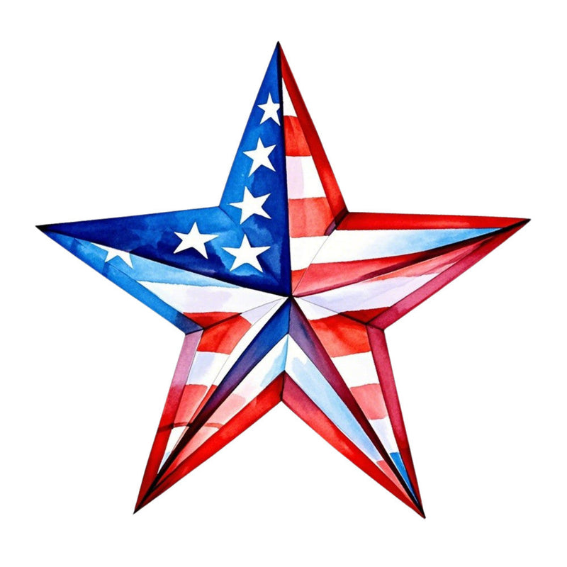 Patriotic Stars Fabric Panel 1