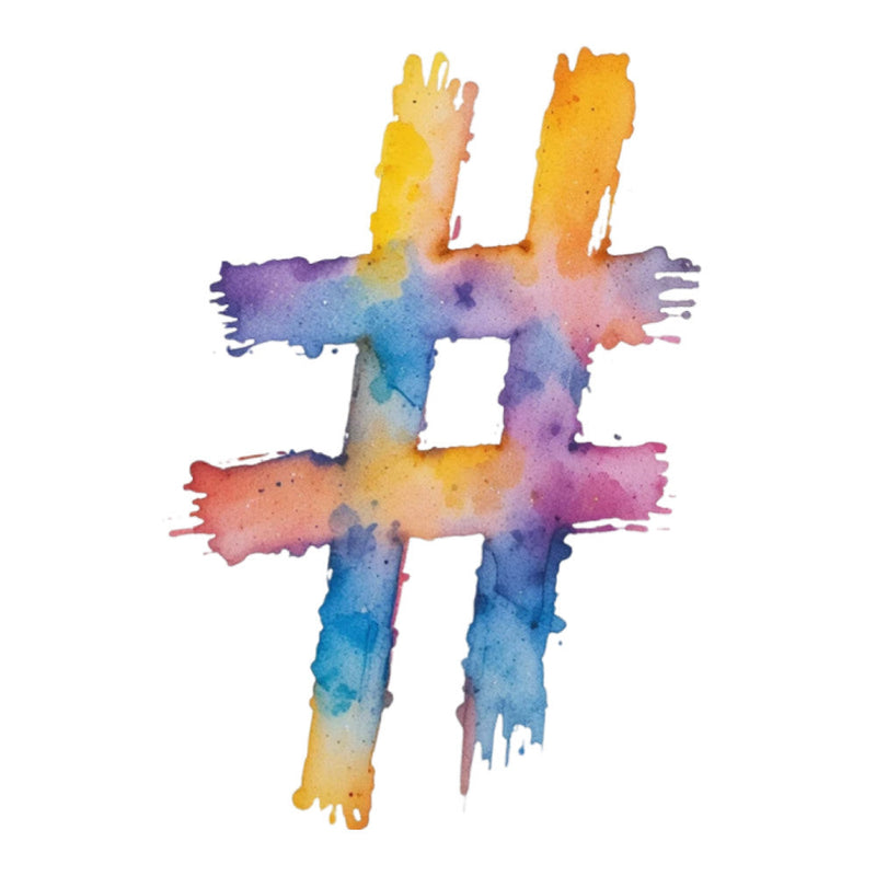 Brushstroke Alphabet Fabric Panel 28