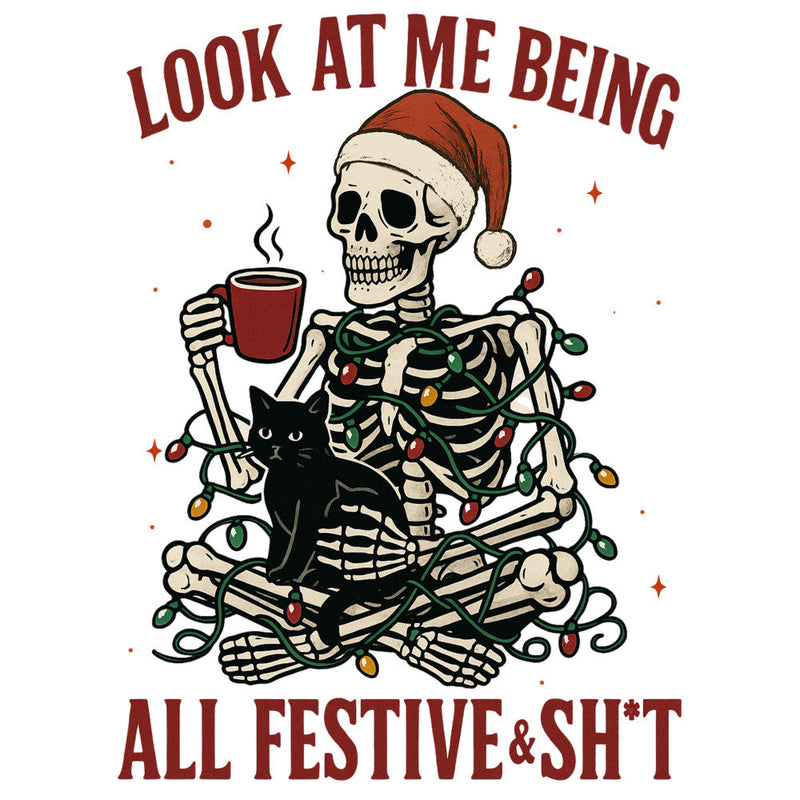 Look At Me Being All Festive Fabric Panel 1