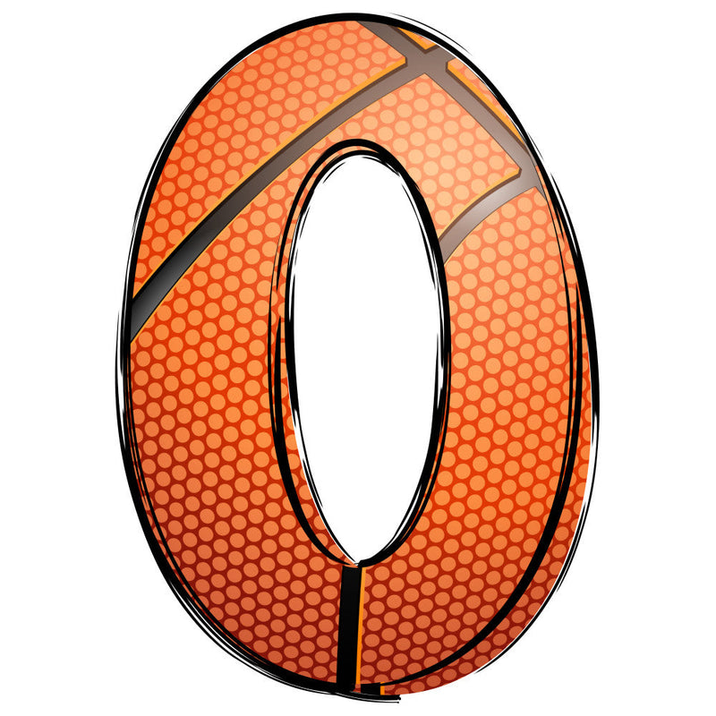 Basketball Doodles Alphabet Fabric Panel 31