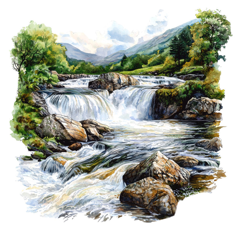 Landscapes of Scotland Fabric Panel 9