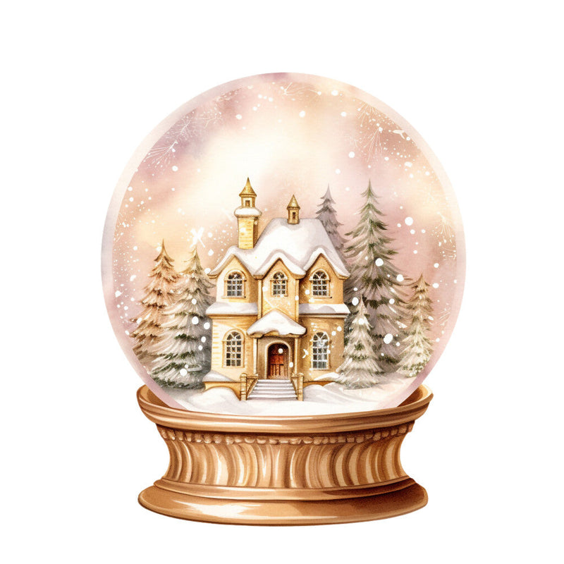 A Golden Christmas Fabric Panel 29