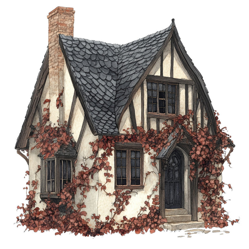 Gothic Cottage Fabric Panel 26