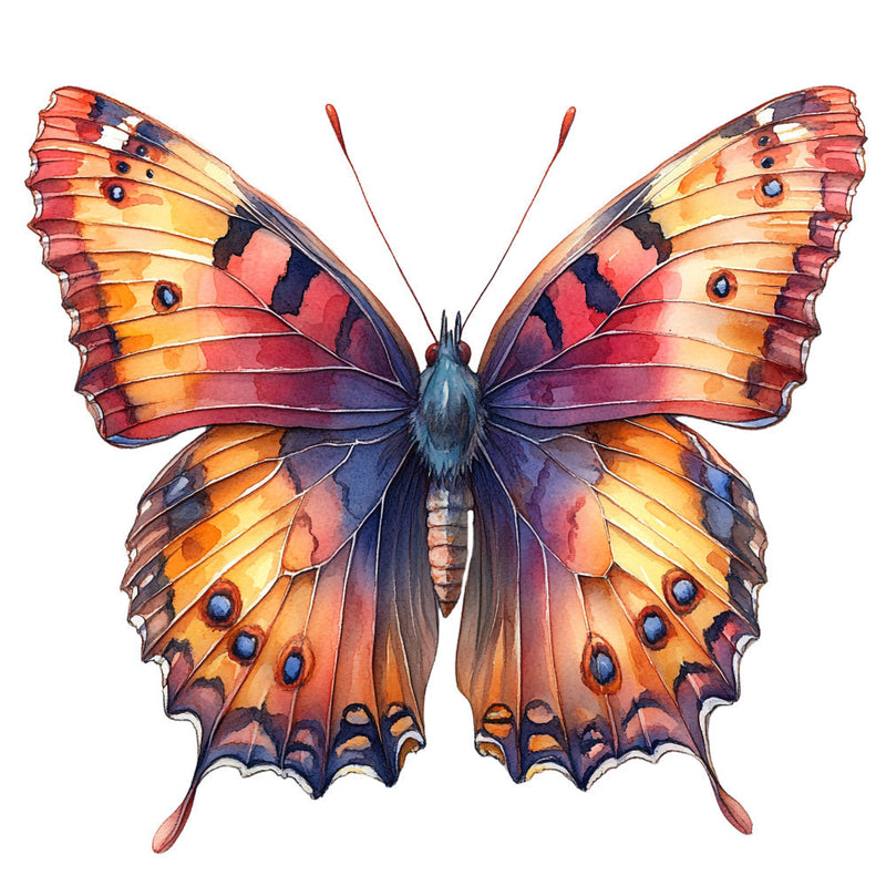 Ephemera Butterflies Fabric Panel 21