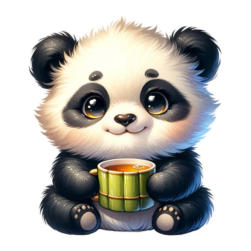 Cute Panda Fabric Panel 5