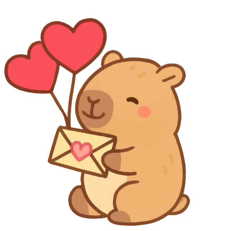 Cartoon Capybara Fabric Panel 16