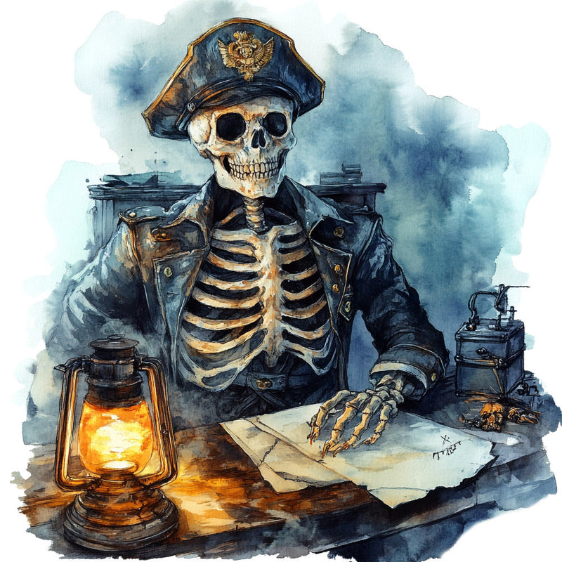 Haunted Ocean Fabric Panel 21