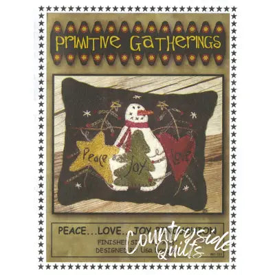 Peace, Love, Joy Pincushion