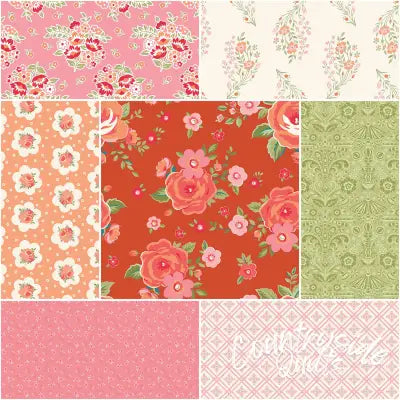 Peach Cobbler 1 Yard Bundle Cinnamon, 7pcs