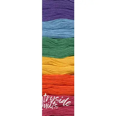 Pearl Cotton Size 12 Sampler Pack Mardi Gras