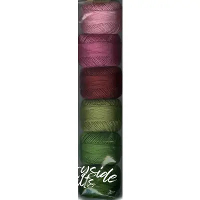 Pearl Cotton Size 12 Thread Sampler Pack Yule