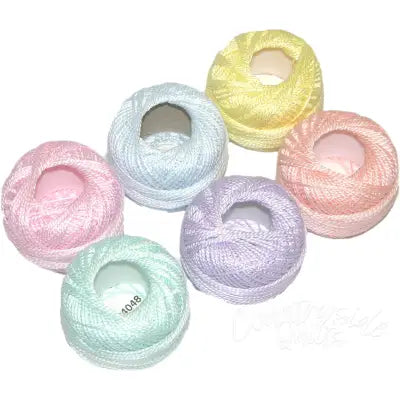 Pearl Cotton Size 5 Thread Sampler Pack Pastel