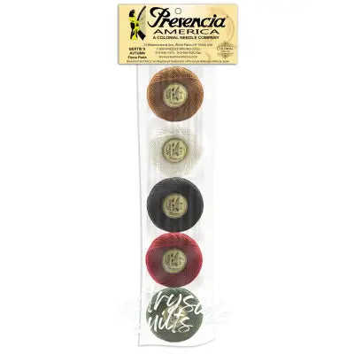 Pearl Cotton Size 8 Thread Sampler Pack Bertie's Autumn