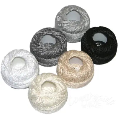 Pearl Cotton Size 8 Thread Sampler Pack Neutral