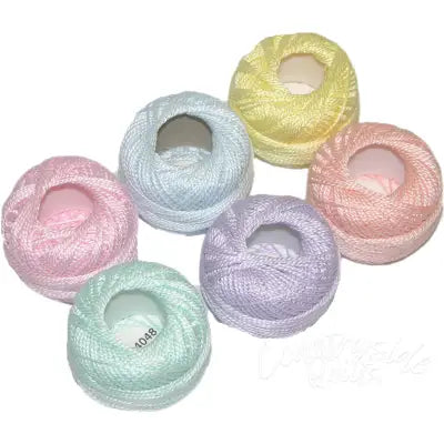 Pearl Cotton Size 8 Thread Sampler Pack Pastel