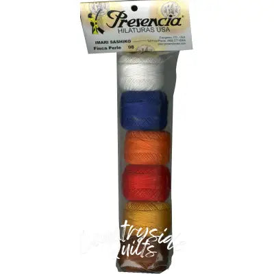 Pearl Cotton Size 8 Thread Sampler Pack Sashiko Basic