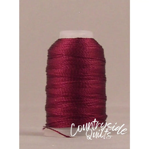 Pearl Crown Rayon #225 - Wine Mini Cone Thread 250-02-225