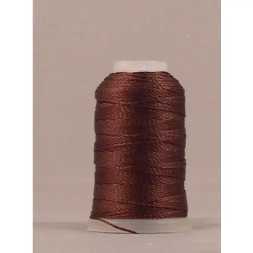 Pearl Crown Rayon #310 - Chestnut Mini Cone Thread