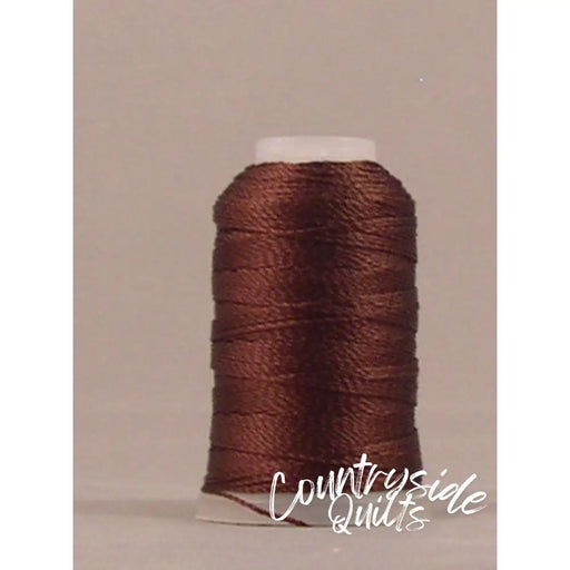 Pearl Crown Rayon #310 - Chestnut Mini Cone Thread