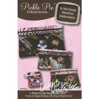 Peek Inside Bag Collection Machine Embroidery