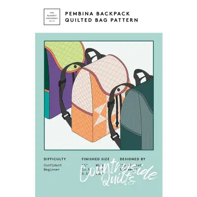 Pembina Backpack Quilted Bag Pattern