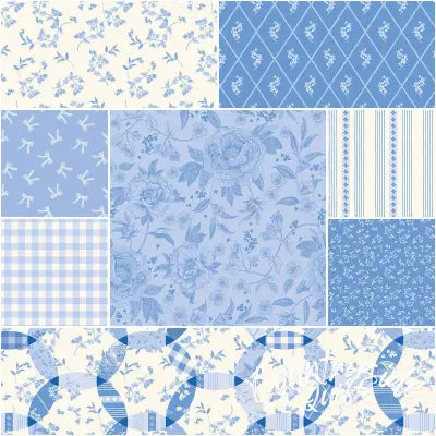 Penelope 1 Yard Bundle Sky, 8 Pcs.