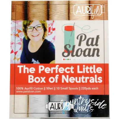 The Perfect Little Box of Neutrals Thread Collection 50wt 10 Small Spools