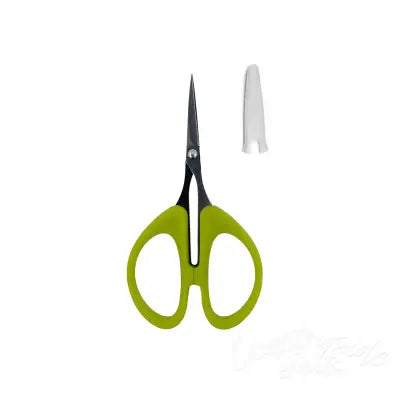 Perfect Scissors Green 4-3/16in Small Micro-Serrated Non-Slip Blade