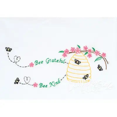 Perle Edge Pillowcases Bee Grateful