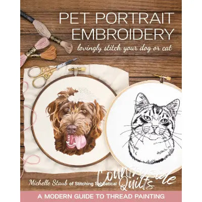 Pet Portrait Embroidery