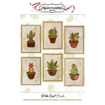 Petite Cacti Blank Greeting Cards