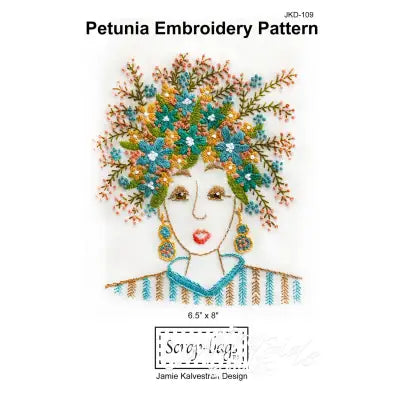 Petunia Embroidery Pattern