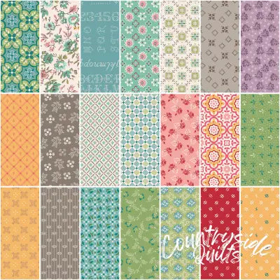 Piece & Plenty 1 Yard Bundle Raindrop, 21pcs/bundle