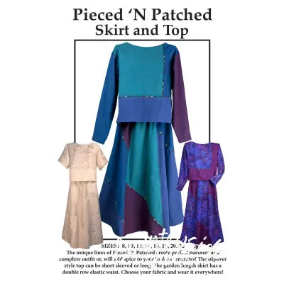 Pieced N Patched Skirt and Top