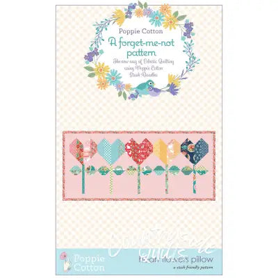 Pillow Pattern Heart Flowers