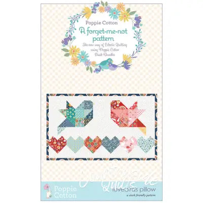 Pillow Pattern Lovebirds