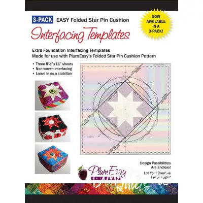 Pincushion Interfacing Templates 3-pack