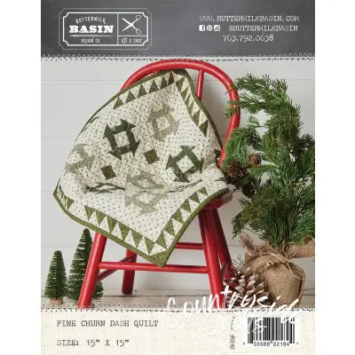 Pine Churn Dash Quilt