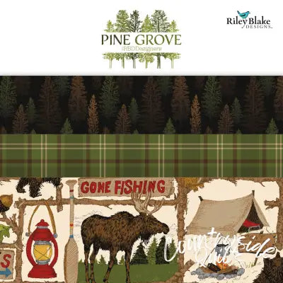 Pine Grove 2-1/2in Strips, 40pcs/bundle