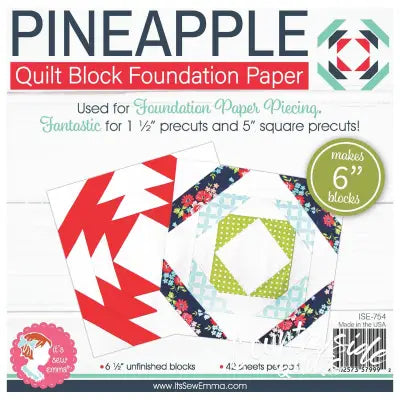 Pineapple 6in Block Foundation Paper Pad