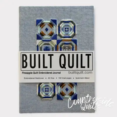 Pineapple Embroidered Quilt Journal