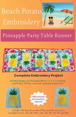 Pineapple Party Table Runner