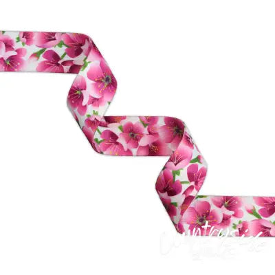 Pink Petals Webbing 1-1/2in x 3 yd