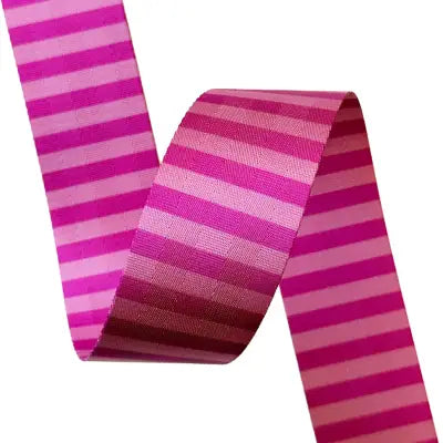 Pink Stripe Webbing 2in x 12yds