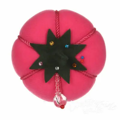 Pink Velvet Tomato Pincushion