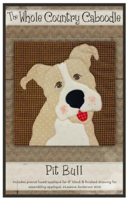 Pitbull Precut Fused Applique Pack