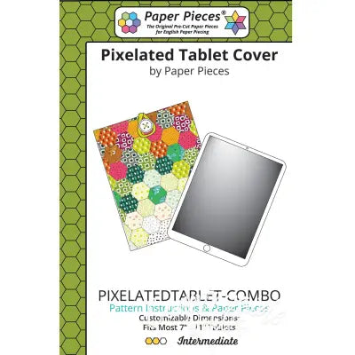 Pixelated Tablet Cover Pattern and Piece Pack