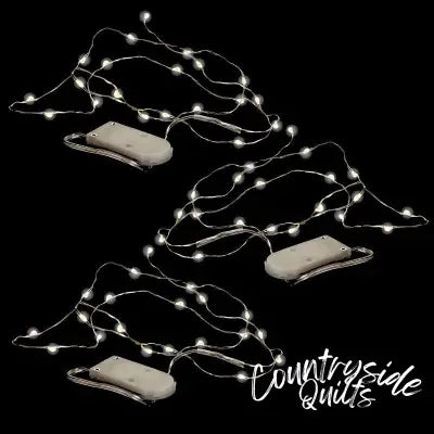 Pixie Lights 20 LED white wire set 3pk